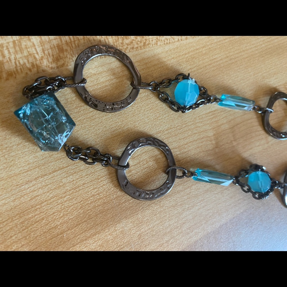 Long Statement Necklace - image 1